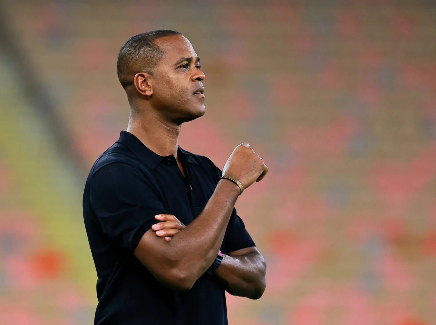 Soccer Football - FIFA World Cup - AFC Qualifiers - Group B - Iraq v Indonesia - King Abdullah Sport City, Jeddah, Saudi Arabia - October 11, 2025 Indonesia coach Patrick Kluivert REUTERS/Stringer