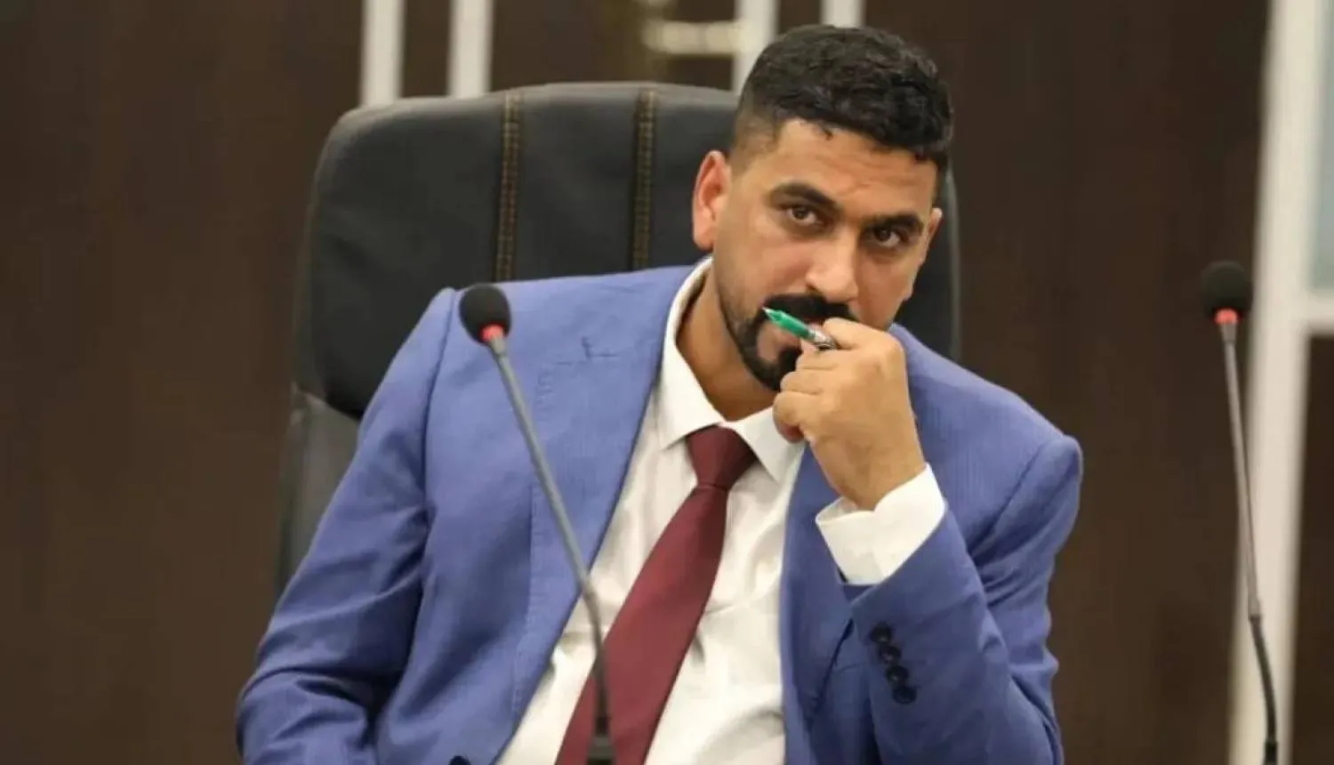 Safa al-Mashhadani, member of Baghdad Provincial Council (Government media) 