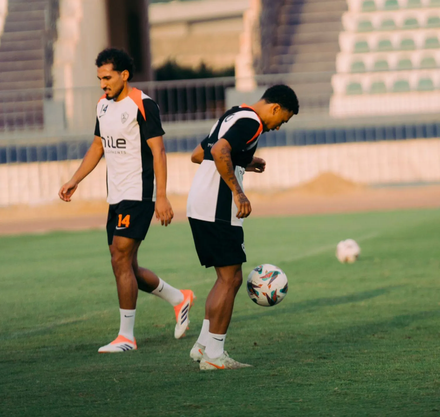 من الحصص التدريبية الأخيرة لنادي الزمالك (نادي الزمالك)