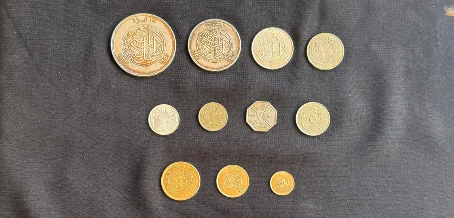 مجموعة من العملات النادرة تم اكتشافها بالإسكندرية (وزارة السياحة والآثار)