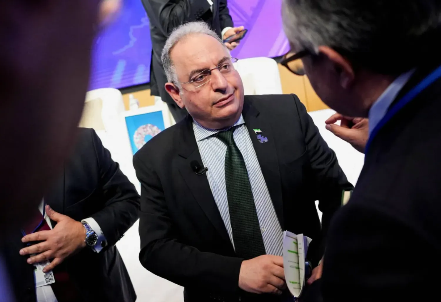 Syria’s Finance Minister Mohammed Yisr Barniyeh  - Asharq Al-Awsat