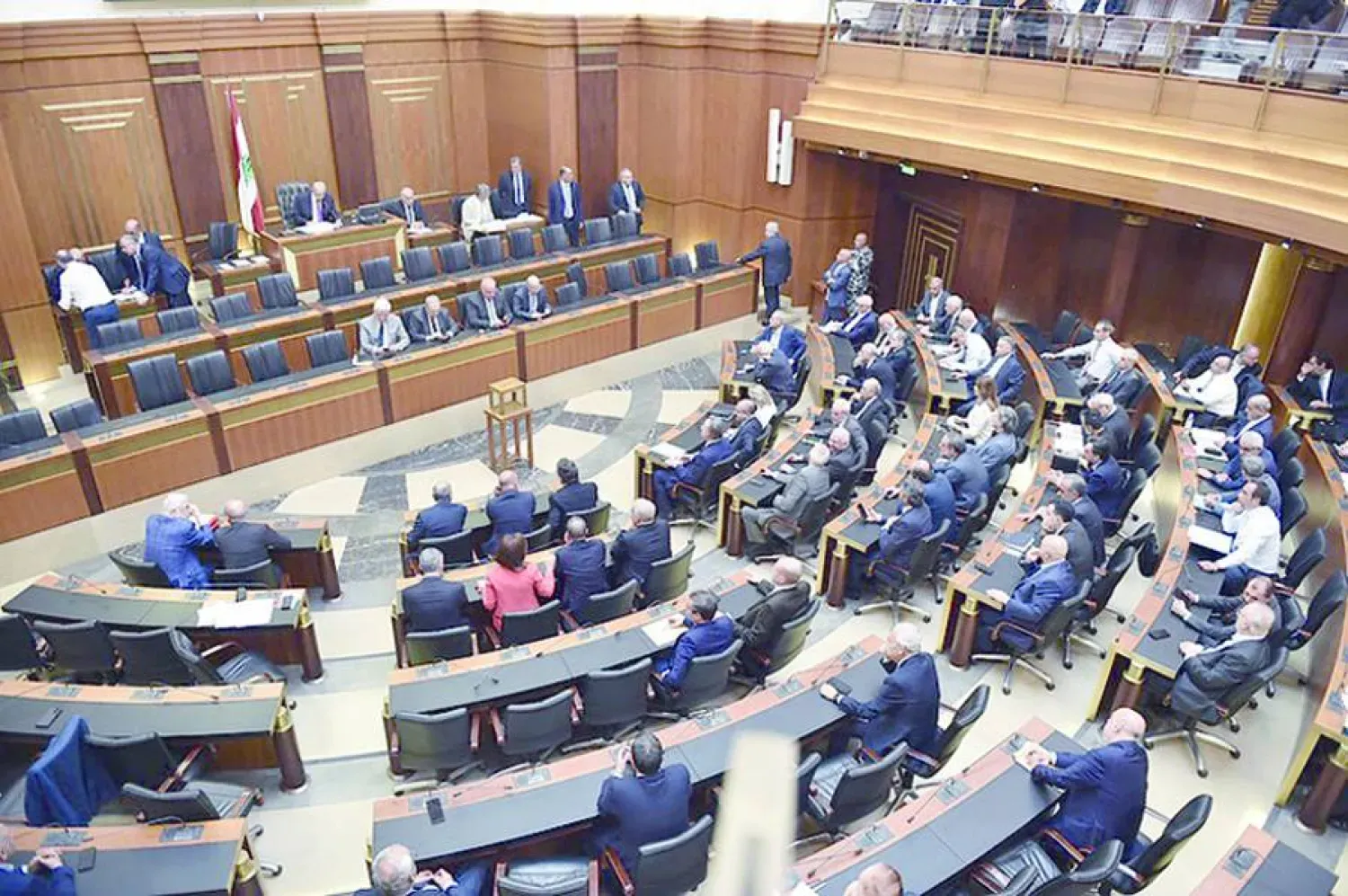 Lübnan Parlamentosunda bir oturum (Arşiv-Parlamento Medyası)
