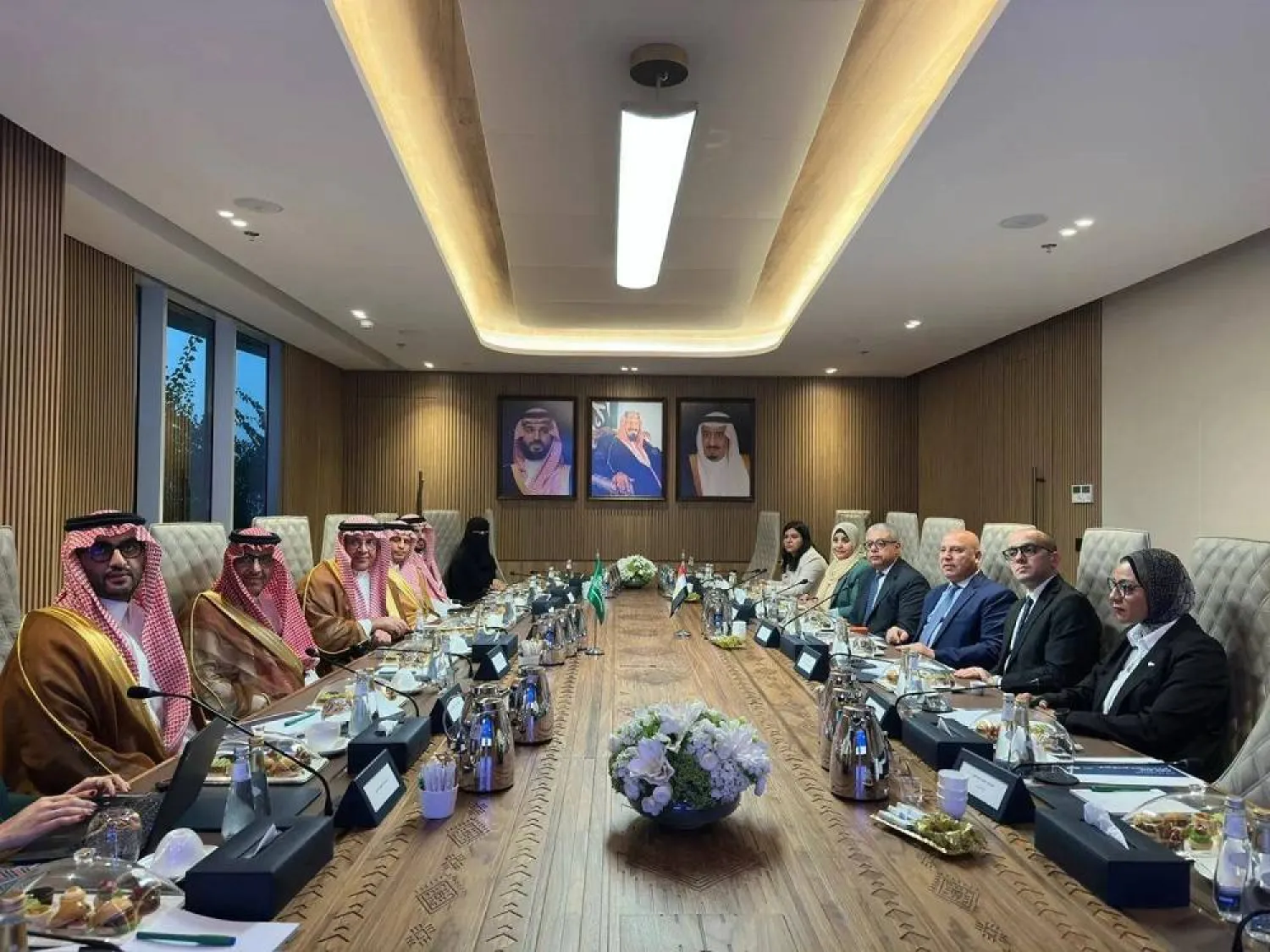 The secretariats of the Saudi-Egyptian Supreme Coordination Council held their second meet in Riyadh. (Saudi Foreign Ministry)