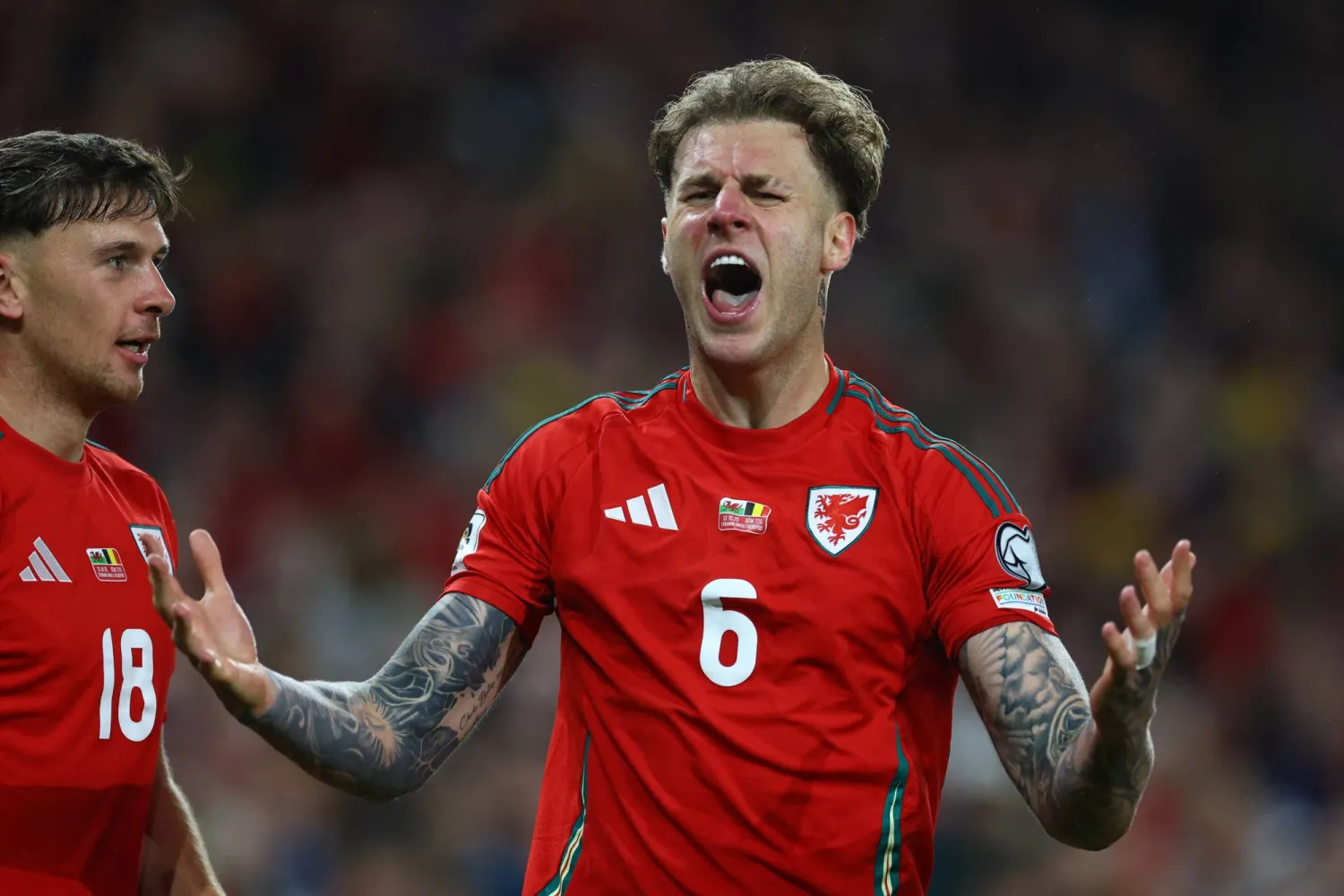 مدافع ليدز ومنتخب ويلز جو رودون (رويترز)