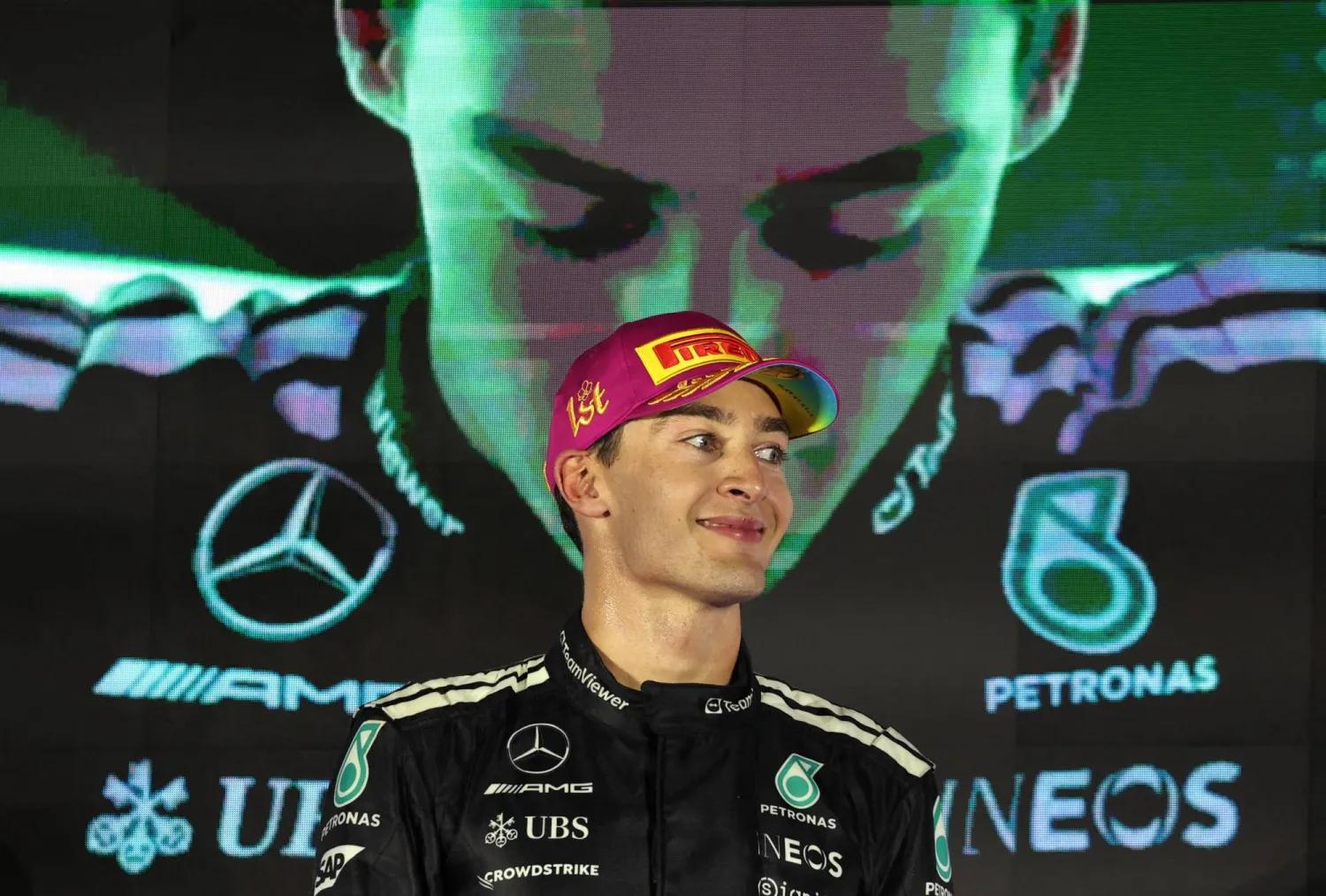 جورج راسل سائق مرسيدس (رويترز)