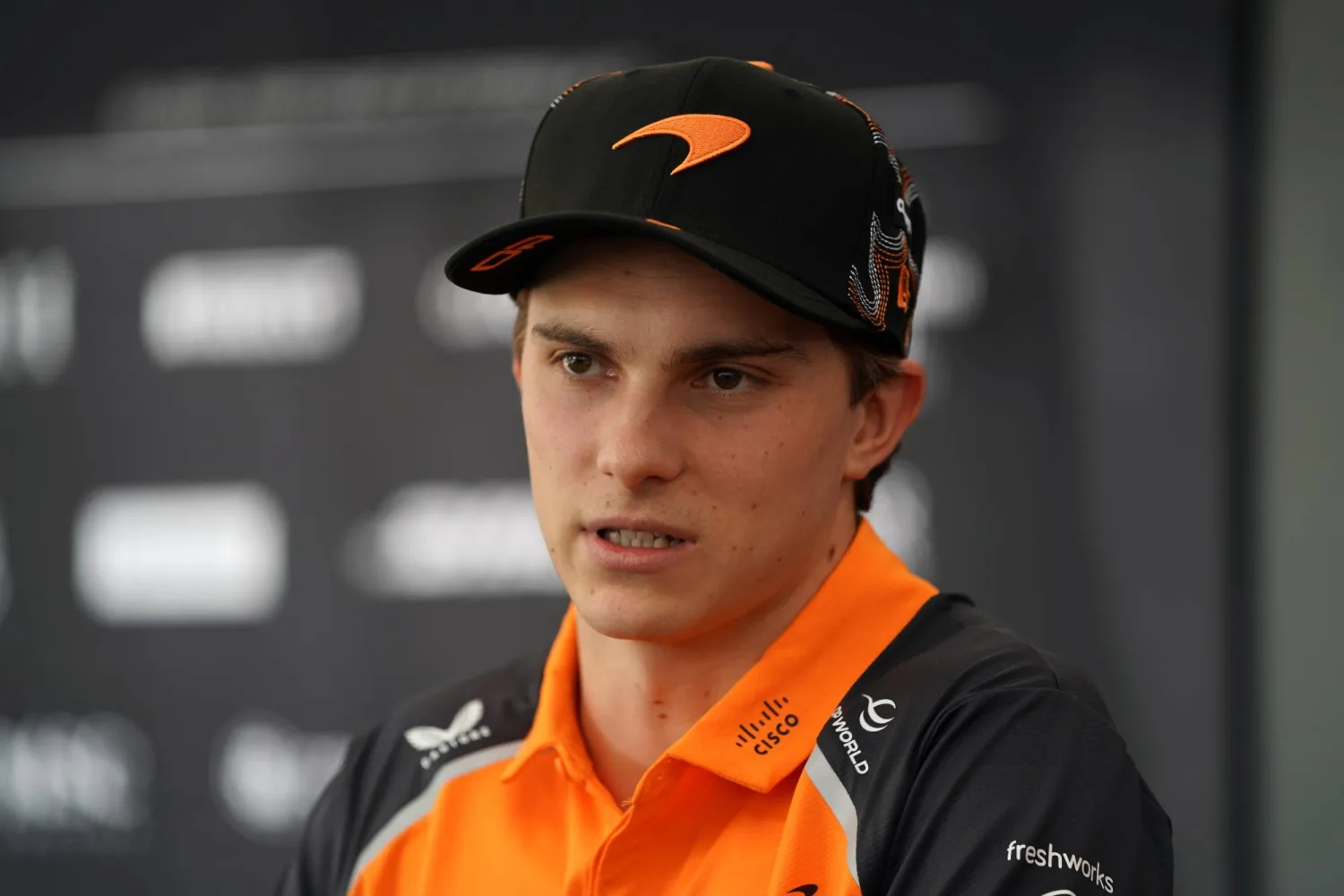 أوسكار بياستري سائق مكلارين (إ.ب.أ)