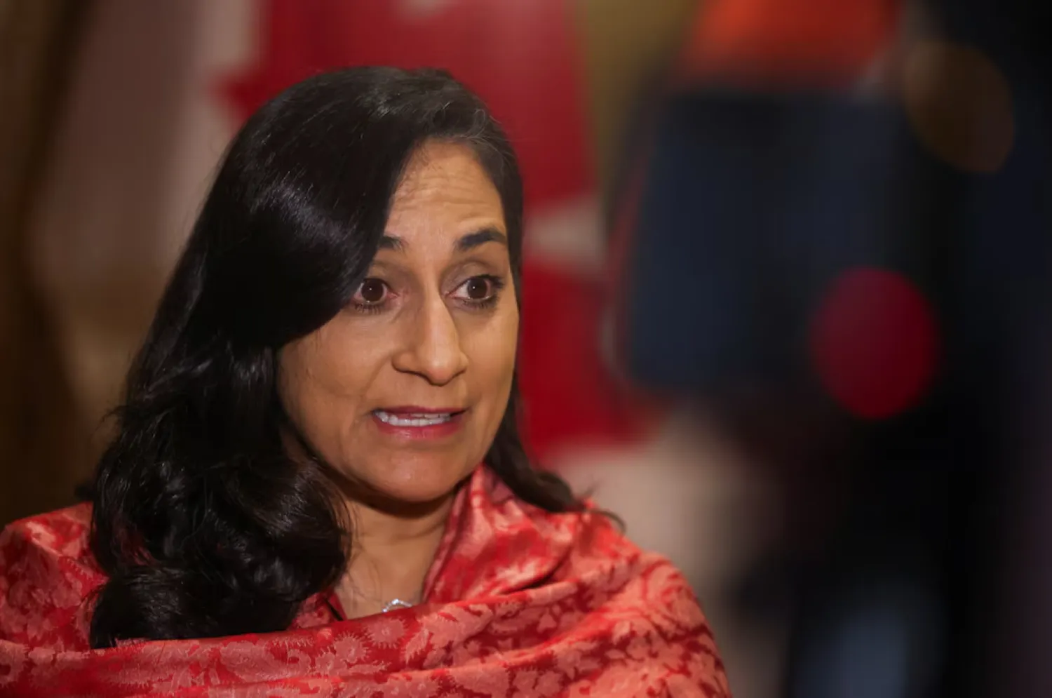 Anita Anand, the Canadian minister of foreign affairs, speaks to Reuters during an interview in Mumbai, India, October 14, 2025. REUTERS/Francis Mascarenhas 