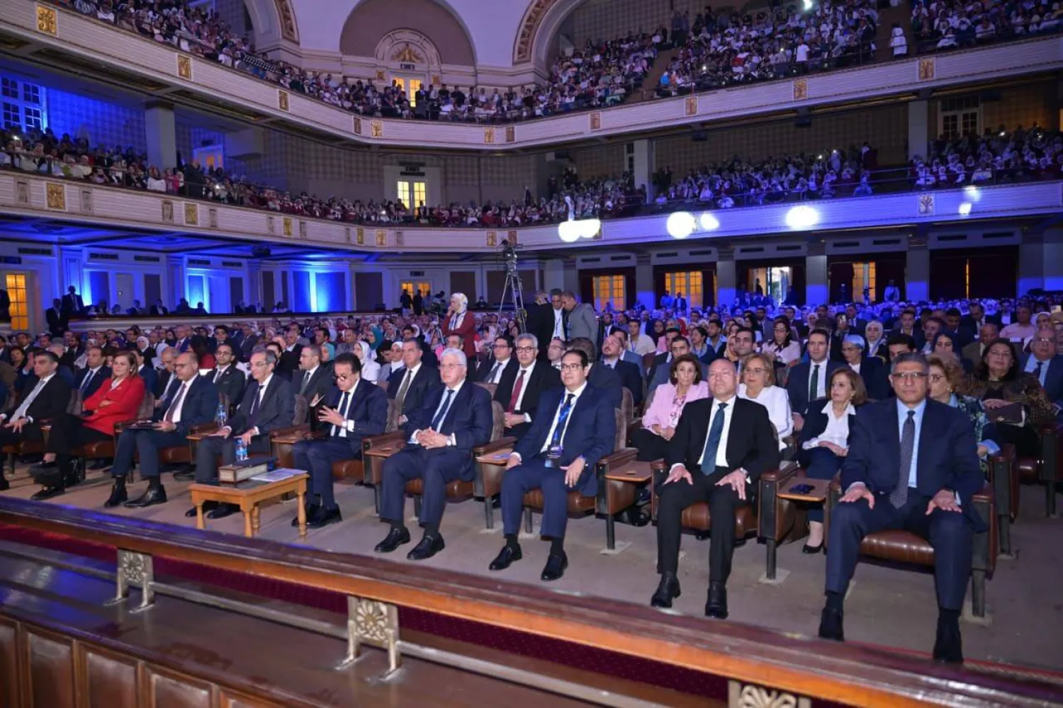 وزراء مصريون يشاركون في مؤتمر موسع عن الذكاء الاصطناعي بجامعة القاهرة (صفحة جامعة القاهرة)