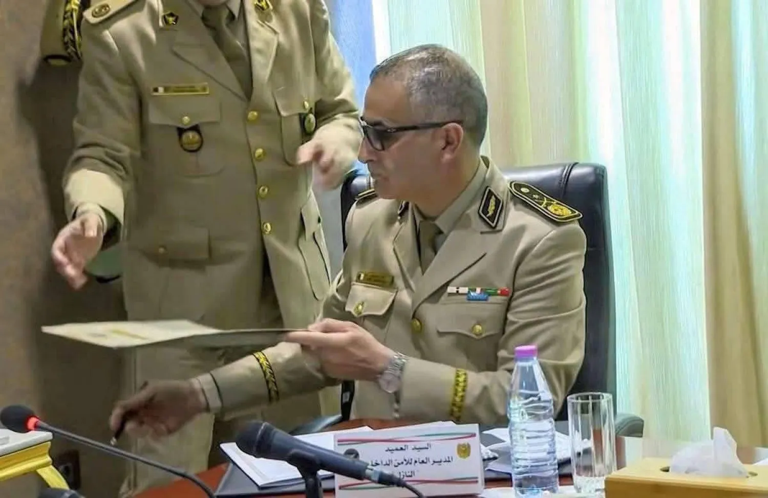 مدير الأمن الداخلي المعزول عبد القادر حداد (وزارة الدفاع)