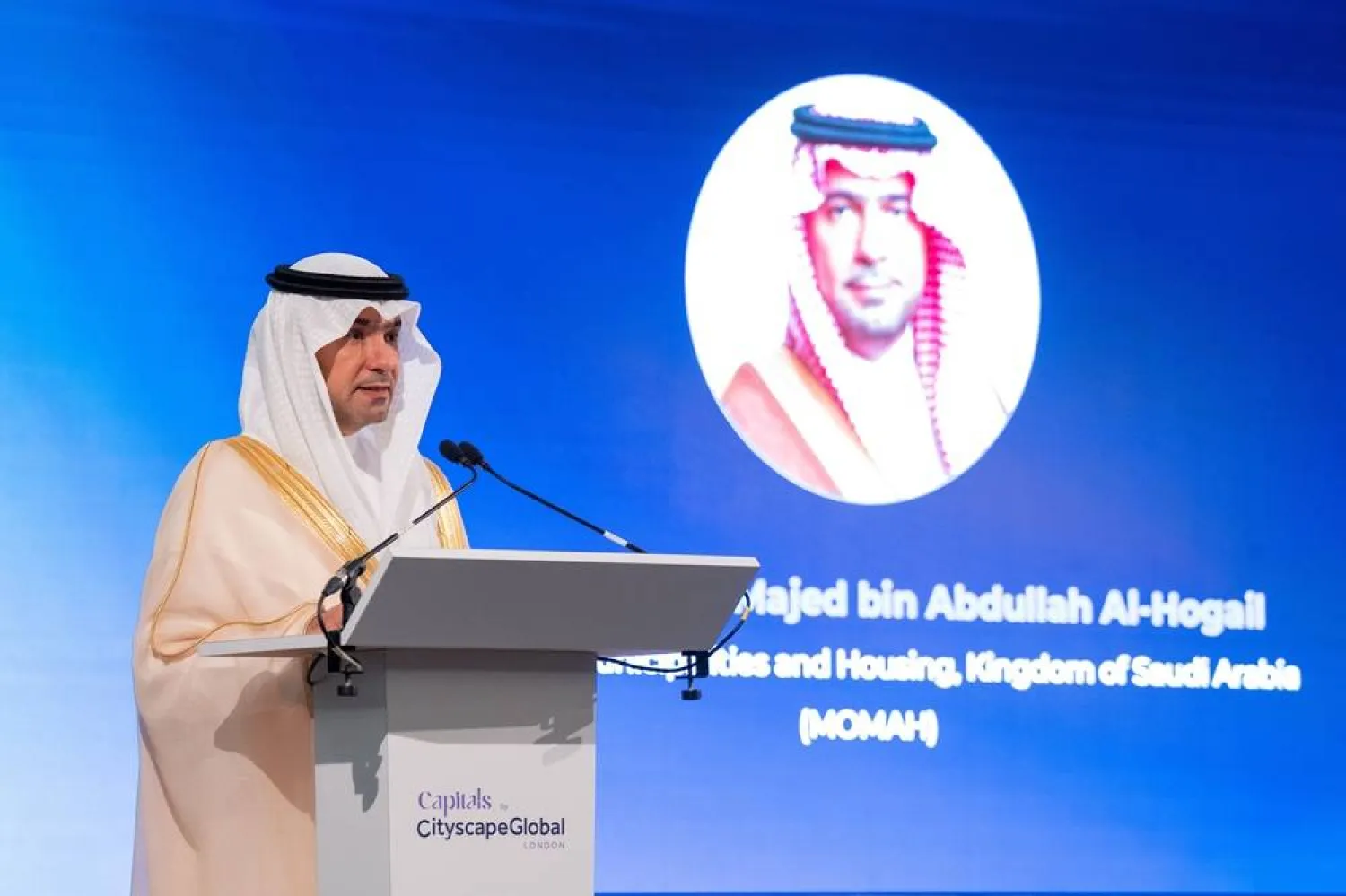 Saudi Minister of Municipalities and Housing Majed Al-Hogail. (Saudi Ministry of Municipalities and Housing)