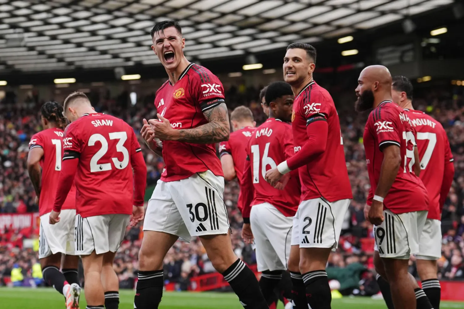 قدّم مانشستر يونايتد أحد أقوى العروض في عهد أموريم بفوزه على سندرلاند في المرحلة الماضية (د.ب.أ)