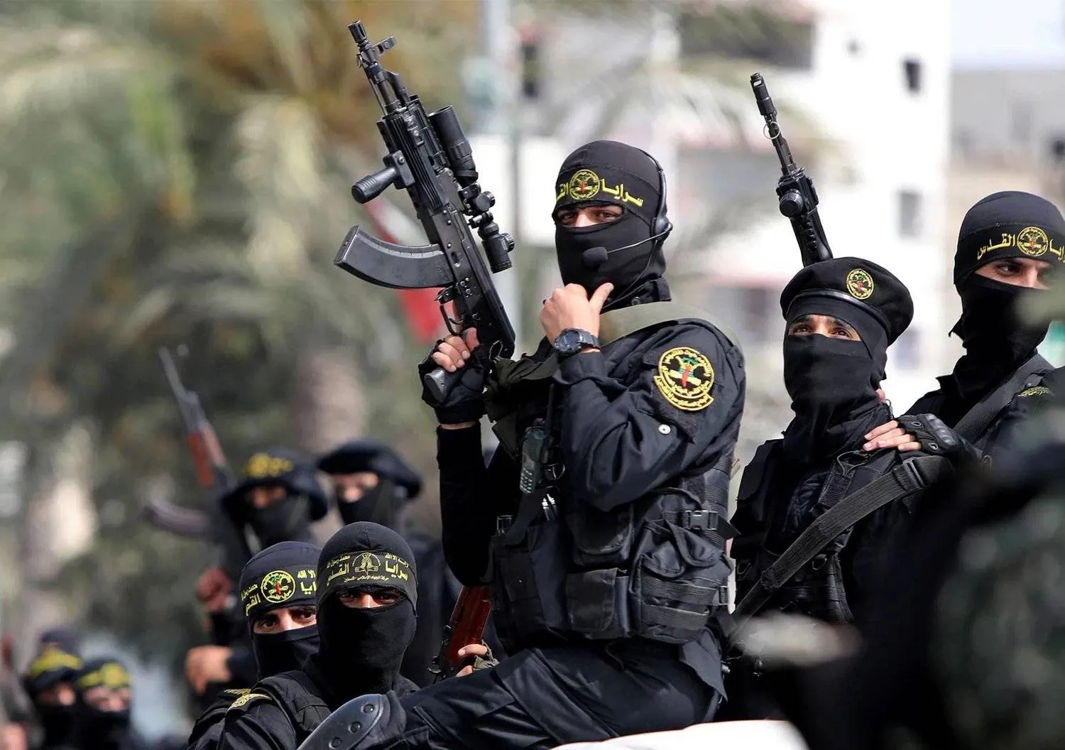 مقاتلون من «سرايا القدس» الجناح العسكري لـ«حركة الجهاد الإسلامي» في فلسطين (رويترز - أرشيفية)