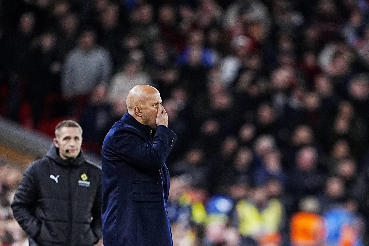 آرني سلوت مدرب ليفربول (د.ب.أ)