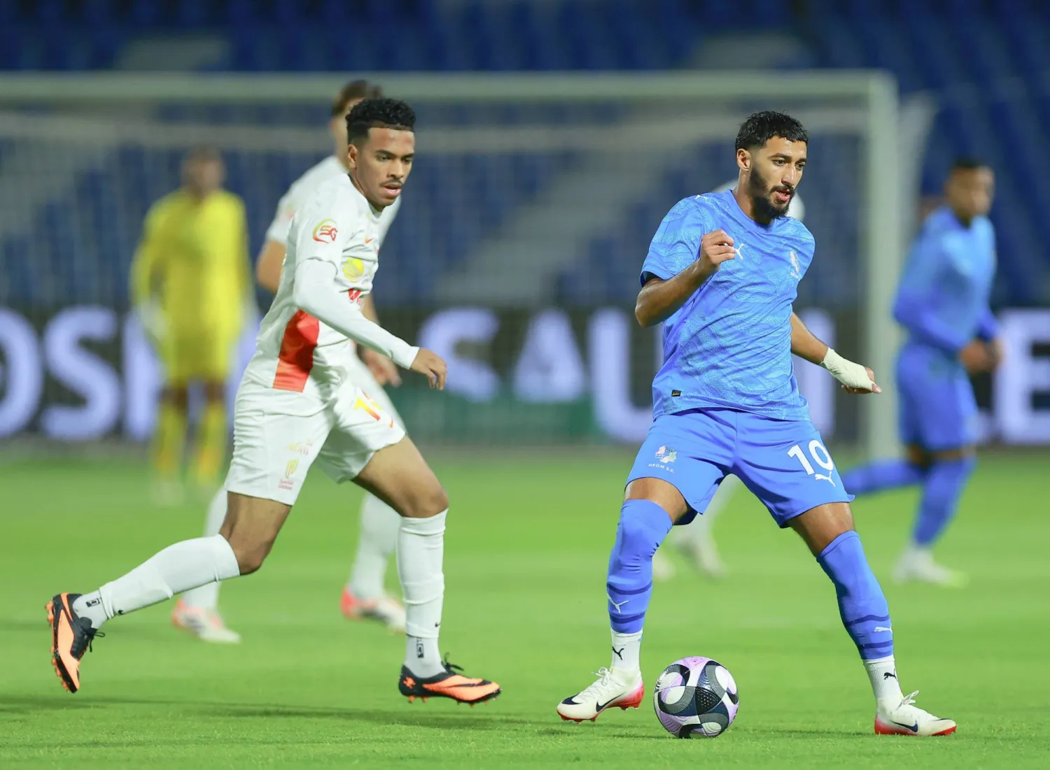 واصل القادسية رحلة انتصاراته تحت قيادة المدرب غونزاليس (تصوير: عدنان مهدلي) 