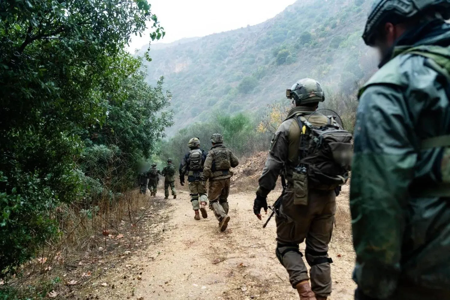 Israeli soldiers in southern Lebanon during military operations against Hezbollah (Israeli Army). 
