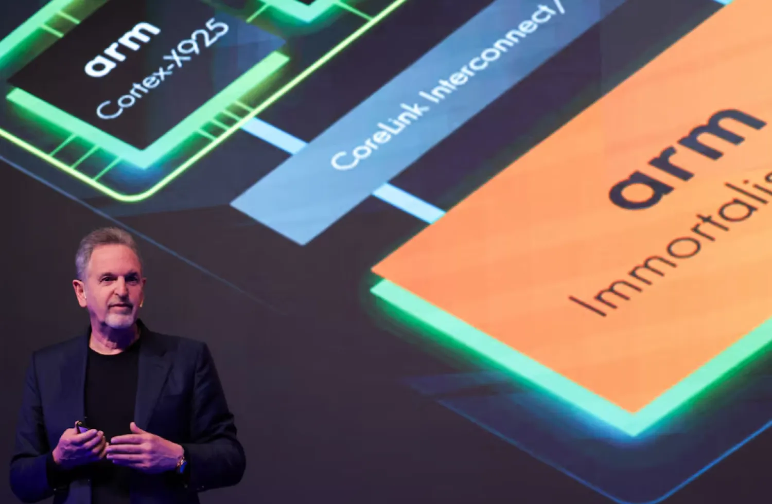 ARM CEO Rene Haas makes a speech at COMPUTEX forum in Taipei, Taiwan June 3, 2024. REUTERS/Ann Wang 