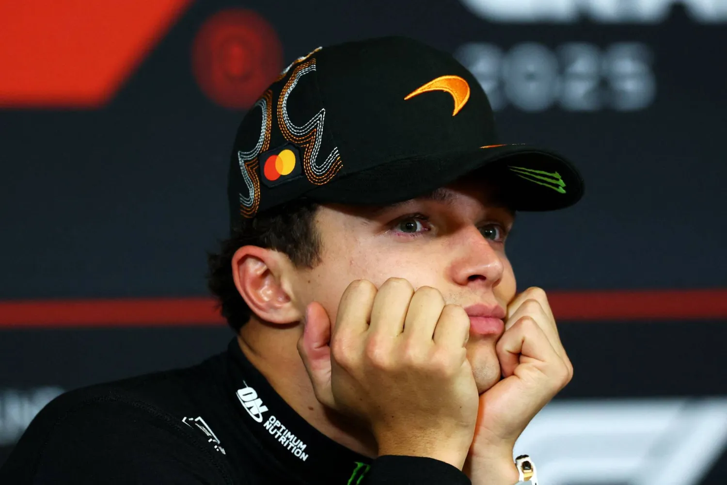 البريطاني لاندو نوريس سائق ماكلارين (أ.ف.ب)