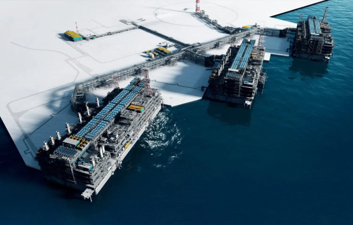 محطة الغاز المسال الروسية «أركتيك2»... (إكس)