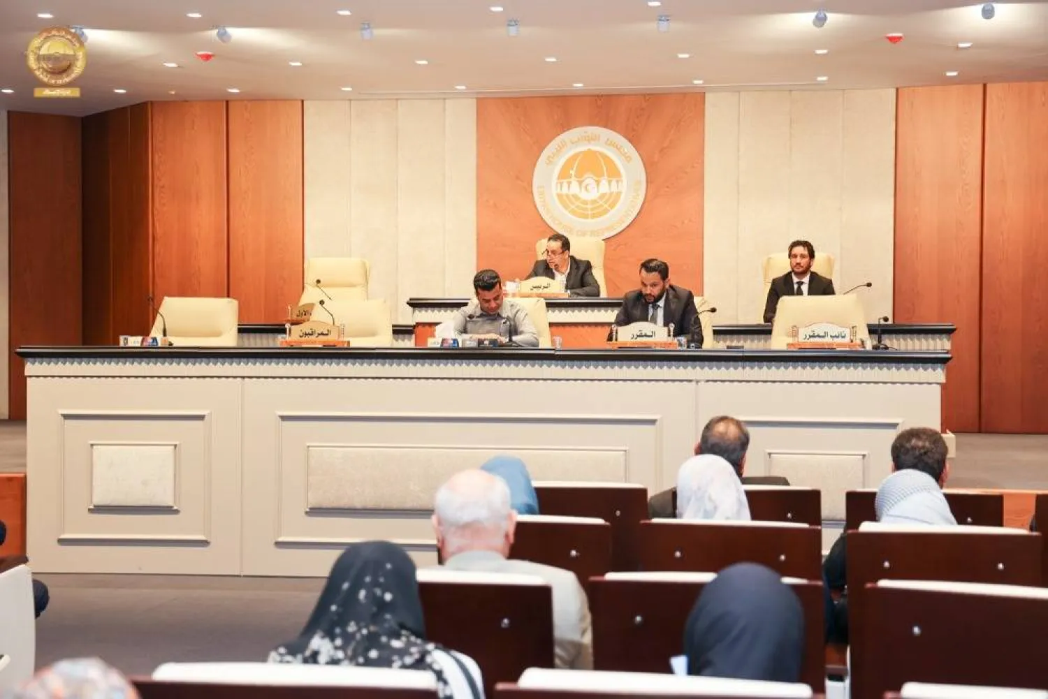 صورة وزعها مجلس النواب الليبي لجلسته في بنغازي الثلاثاء