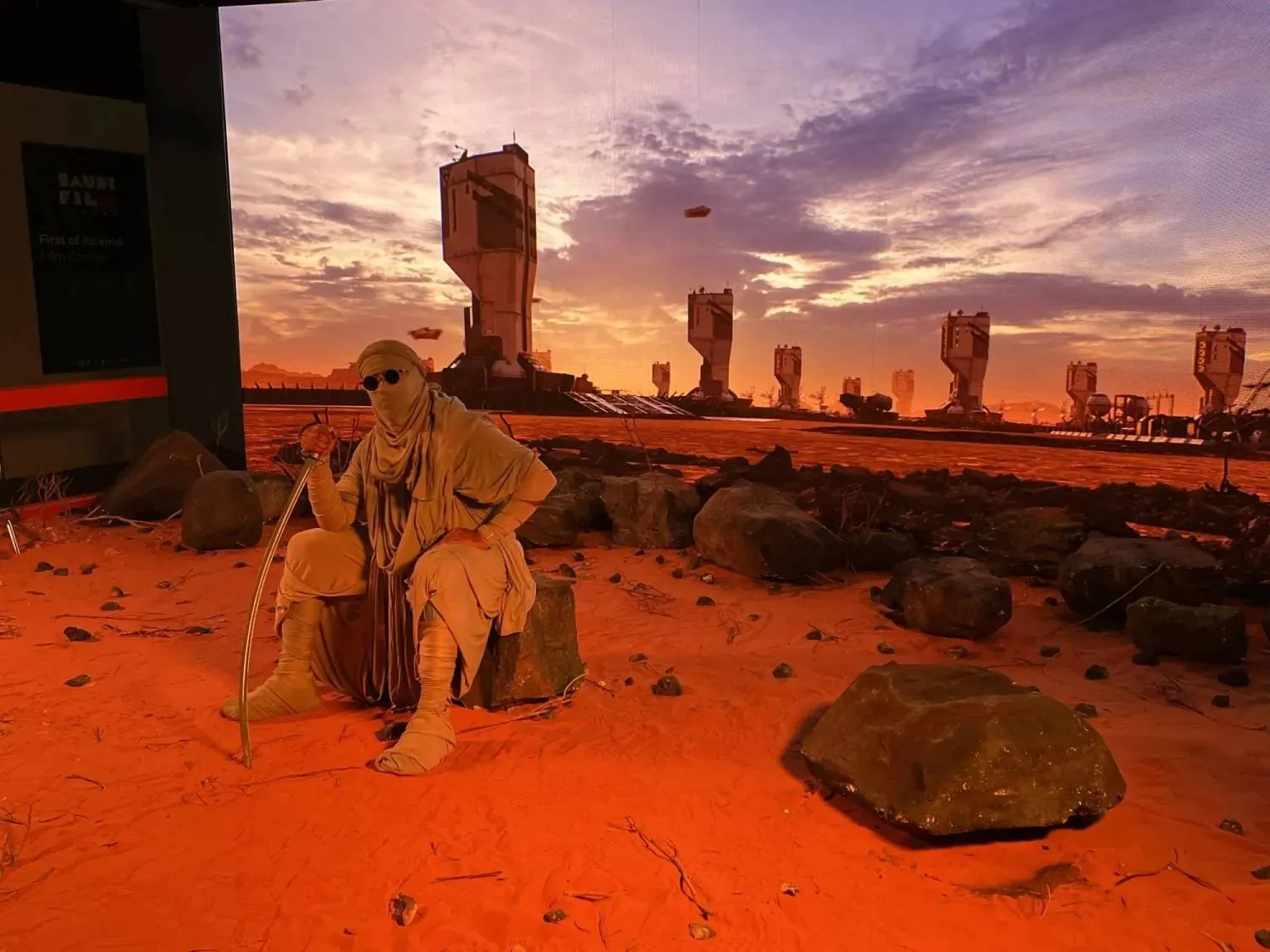 إبهار تقنية الواقع الافتراضي يظهر في منتدى الأفلام السعودي 2023 (الشرق الأوسط)