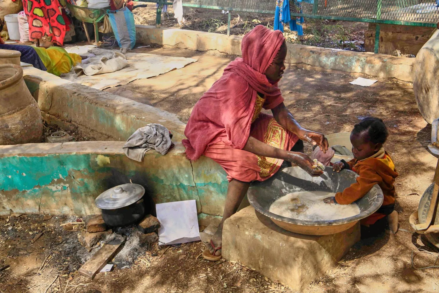 FILE - Sudanese displaced families take shelter in a school after being evacuated by the Sudanese army from areas once controlled by the paramilitary Rapid Support Forces (RSF) in Omdurman, Sudan, located across the Nile River from Khartoum, on Sunday, March 23, 2025. (AP Photo, file)