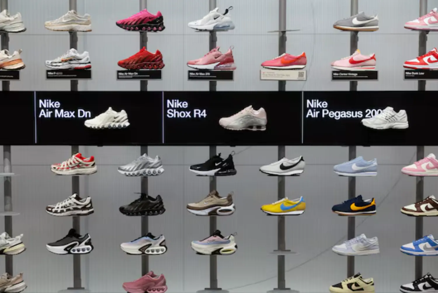 Nike shoes are seen in the King of Prussia Mall in King of Prussia, Pennsylvania, US, April 3, 2025. REUTERS/Rachel Wisniewski 