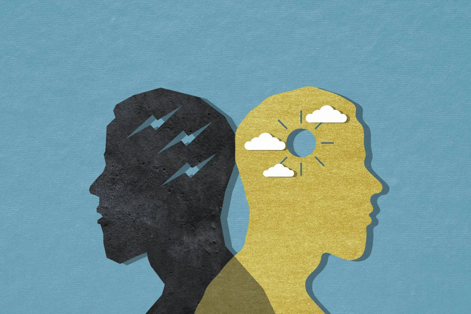 ما هي التشابهات والاختلافات بين حالات الاكتئاب والقلق؟