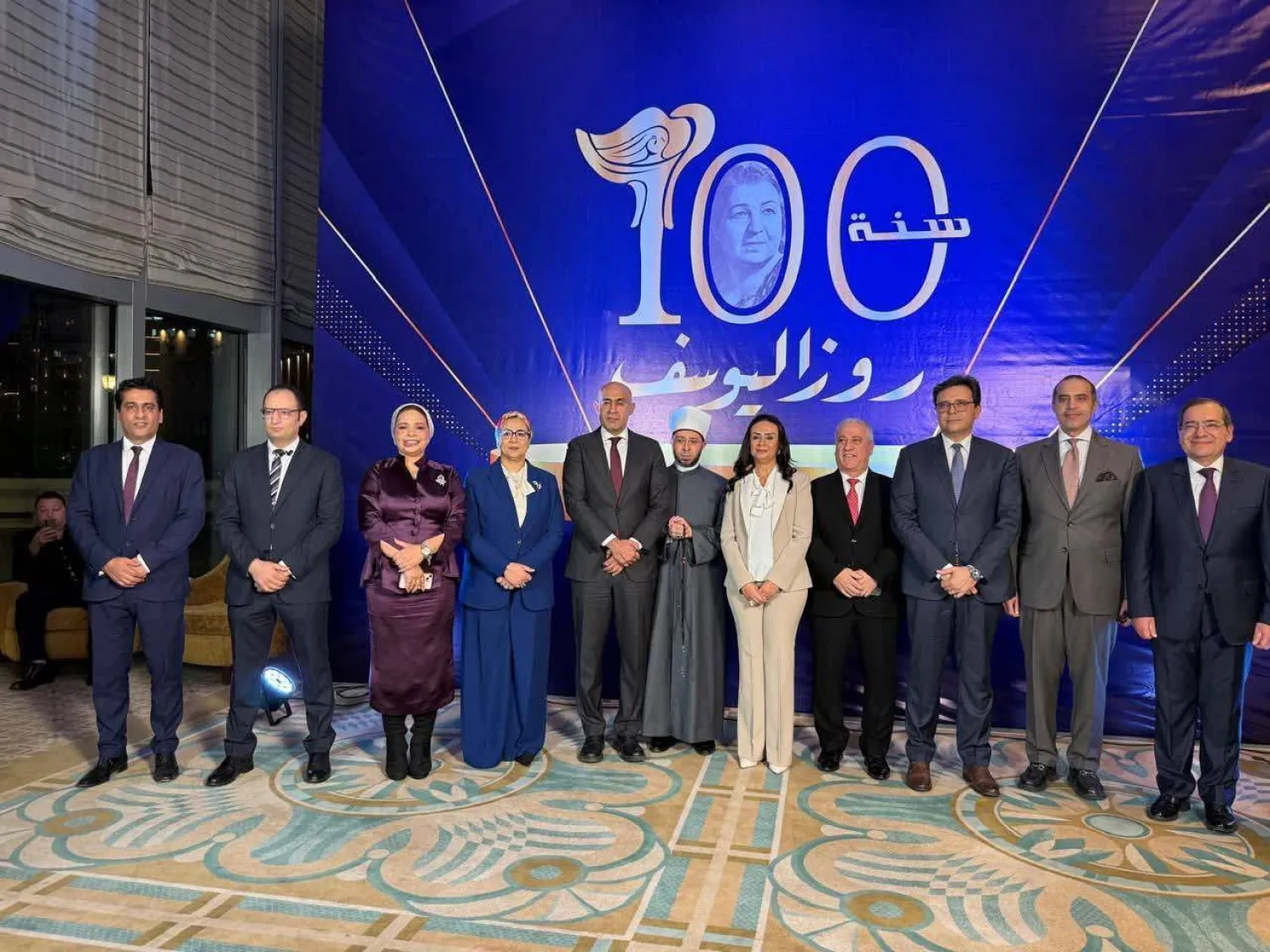 جانب من حفل مئوية «روزاليوسف» (إدارة المؤسسة)