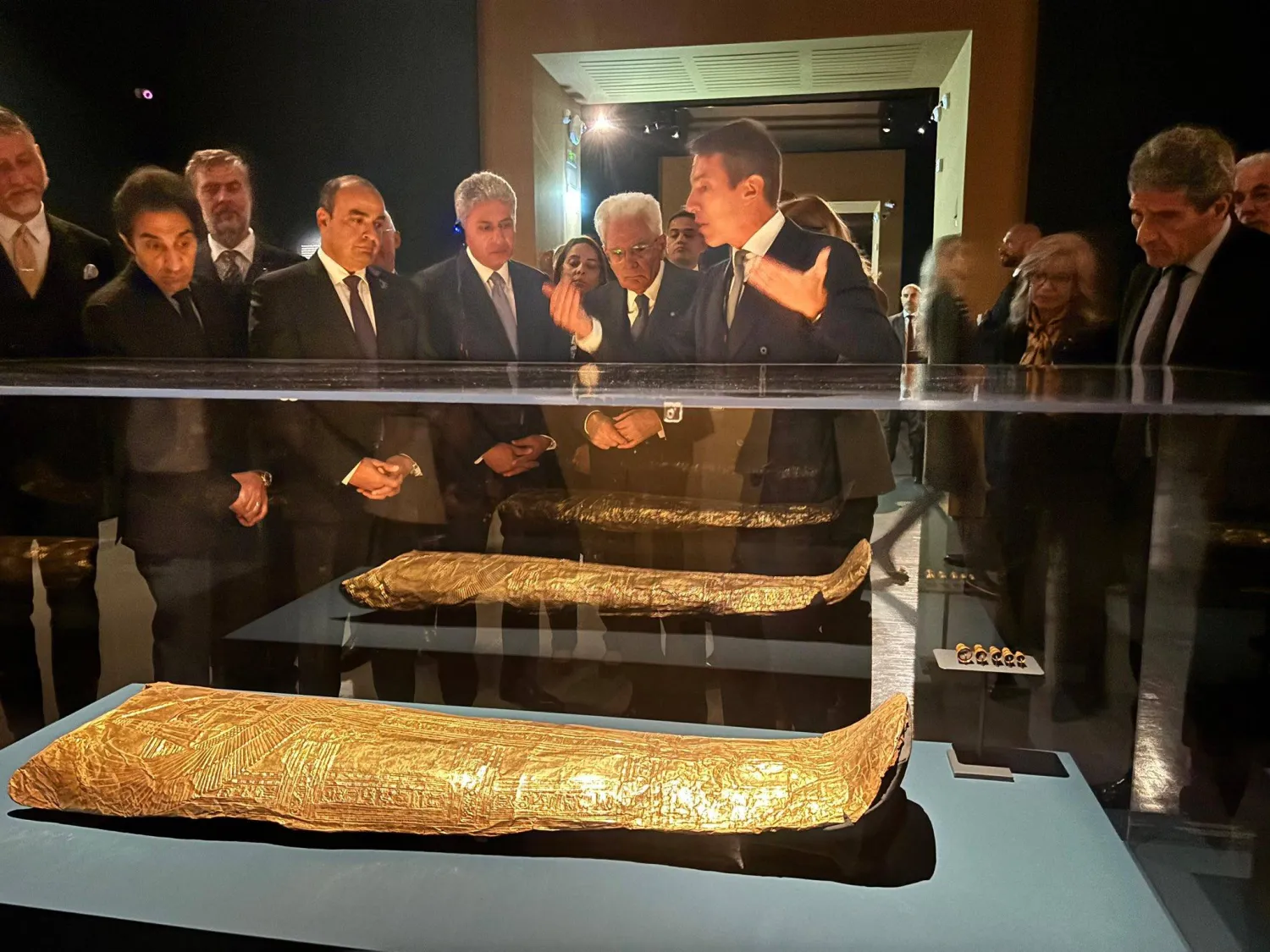 افتتاح معرض «كنوز الفراعنة» بإيطاليا (وزارة السياحة والآثار المصرية)