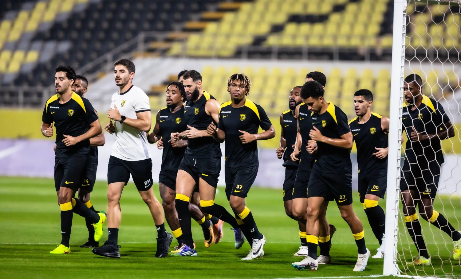 جانب من استعدادات الاتحاد للقمة السعودية (موقع النادي)