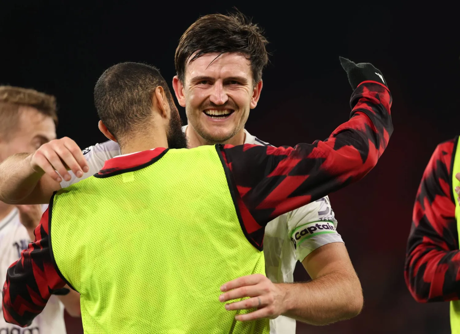 هاري ماغواير نجم مان يونايتد (إ.ب.أ)