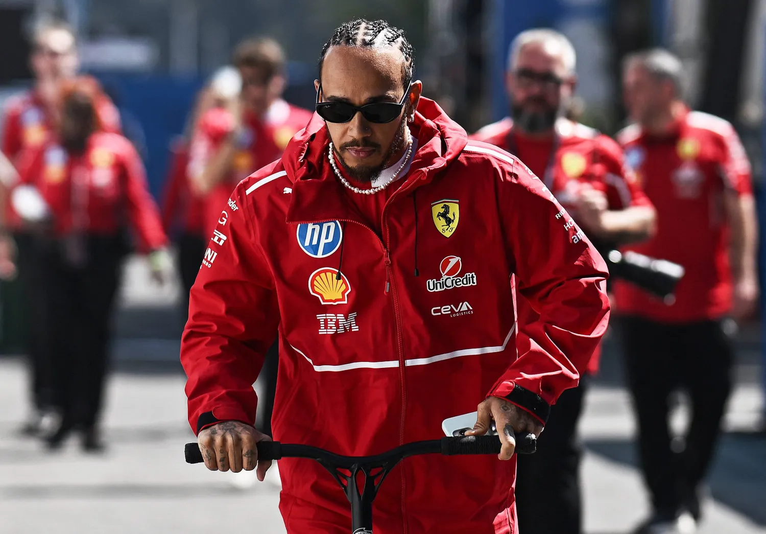 هاميلتون (أ.ف.ب)