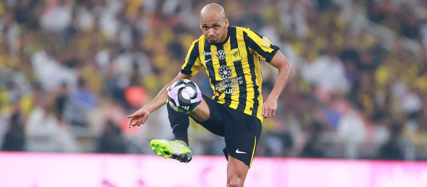 فابينيو خلال مباراة الكلاسيكو (تصوير: عدنان مهدلي)