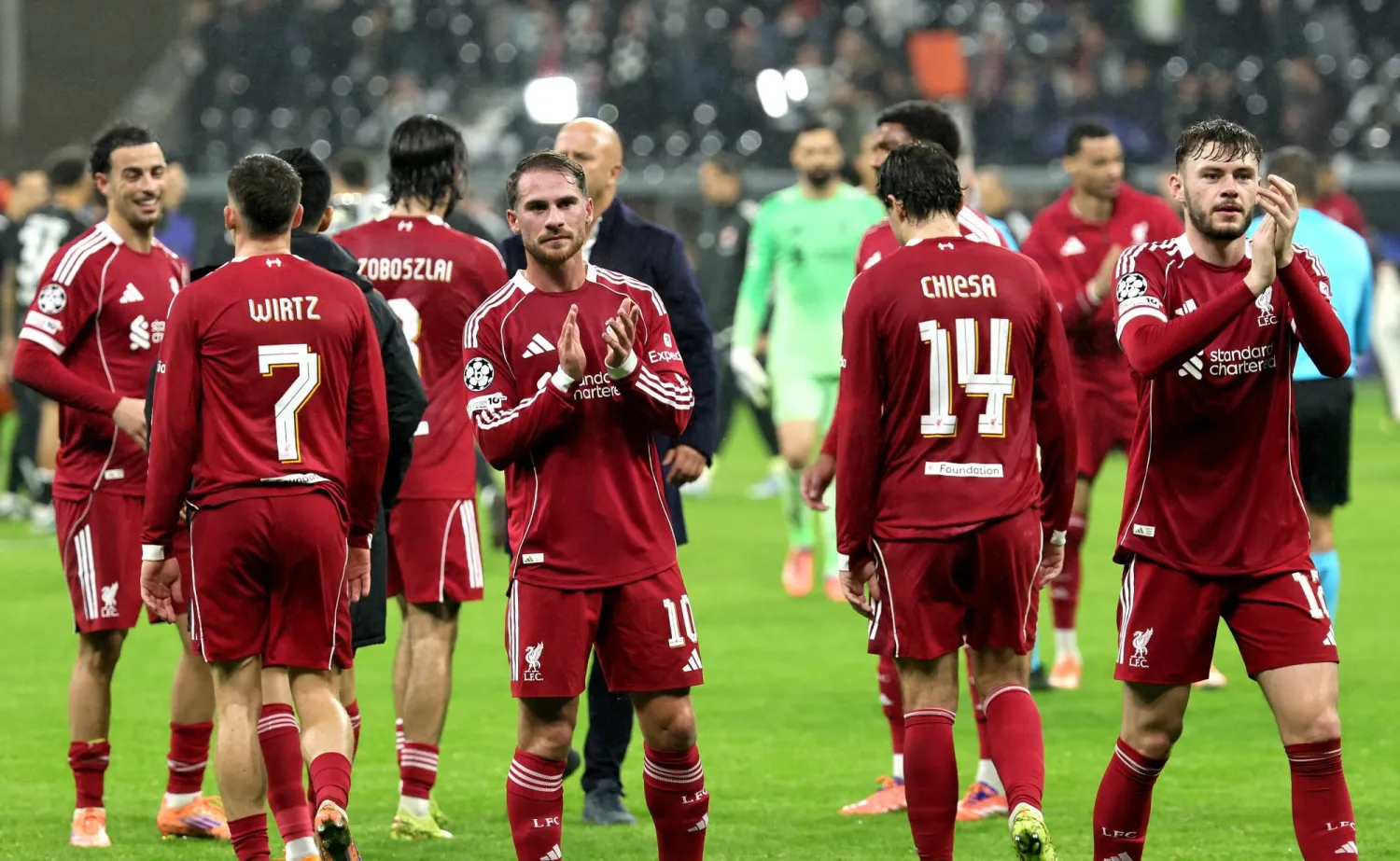 ليفربول أوقف سلسة هزائمه بالفوز على آينتراخت فرنكفورت (إ.ب.أ)