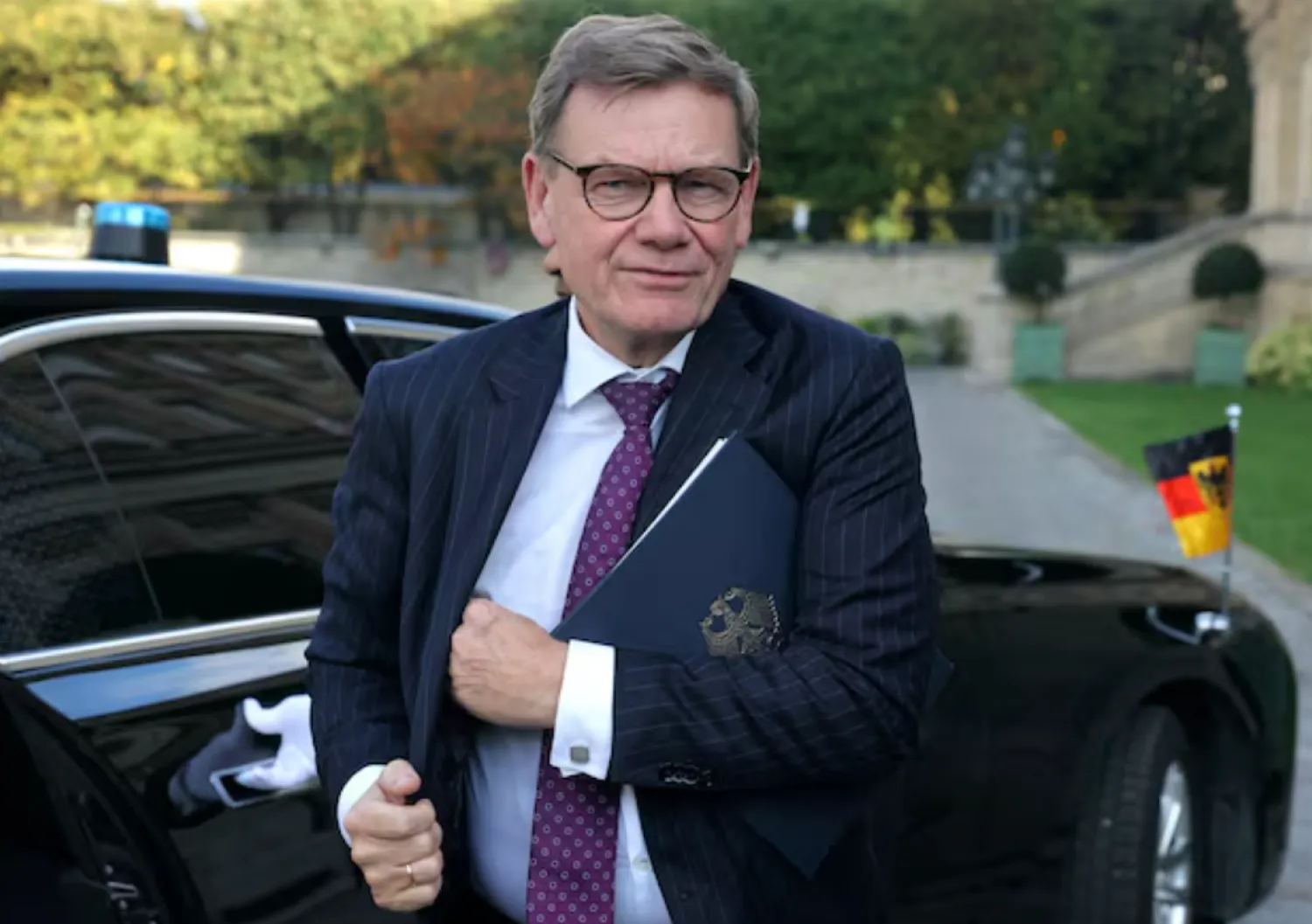 German Foreign Minister Johann Wadephul arrives for a ministerial meeting on implementation of a Middle East peace plan at the Quai d'Orsay, in Paris, France October 9, 2025. Thomas Samson/Pool via REUTERS/File Photo 