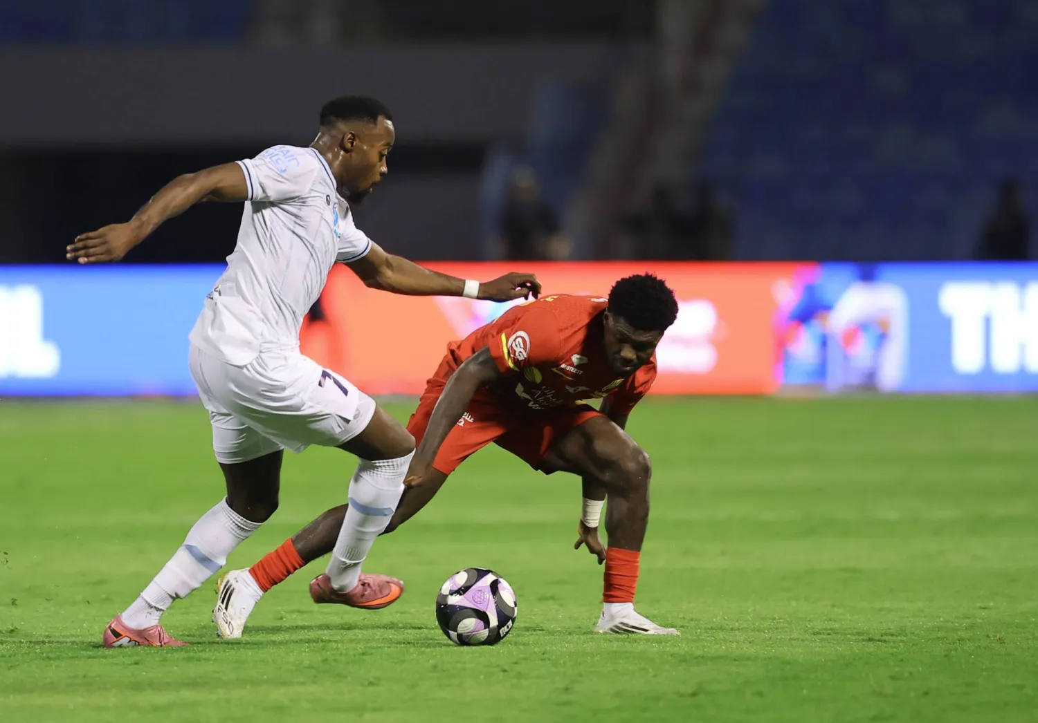 من مباراة القادسية والأخدود (تصوير: عبد العزيز النومان)