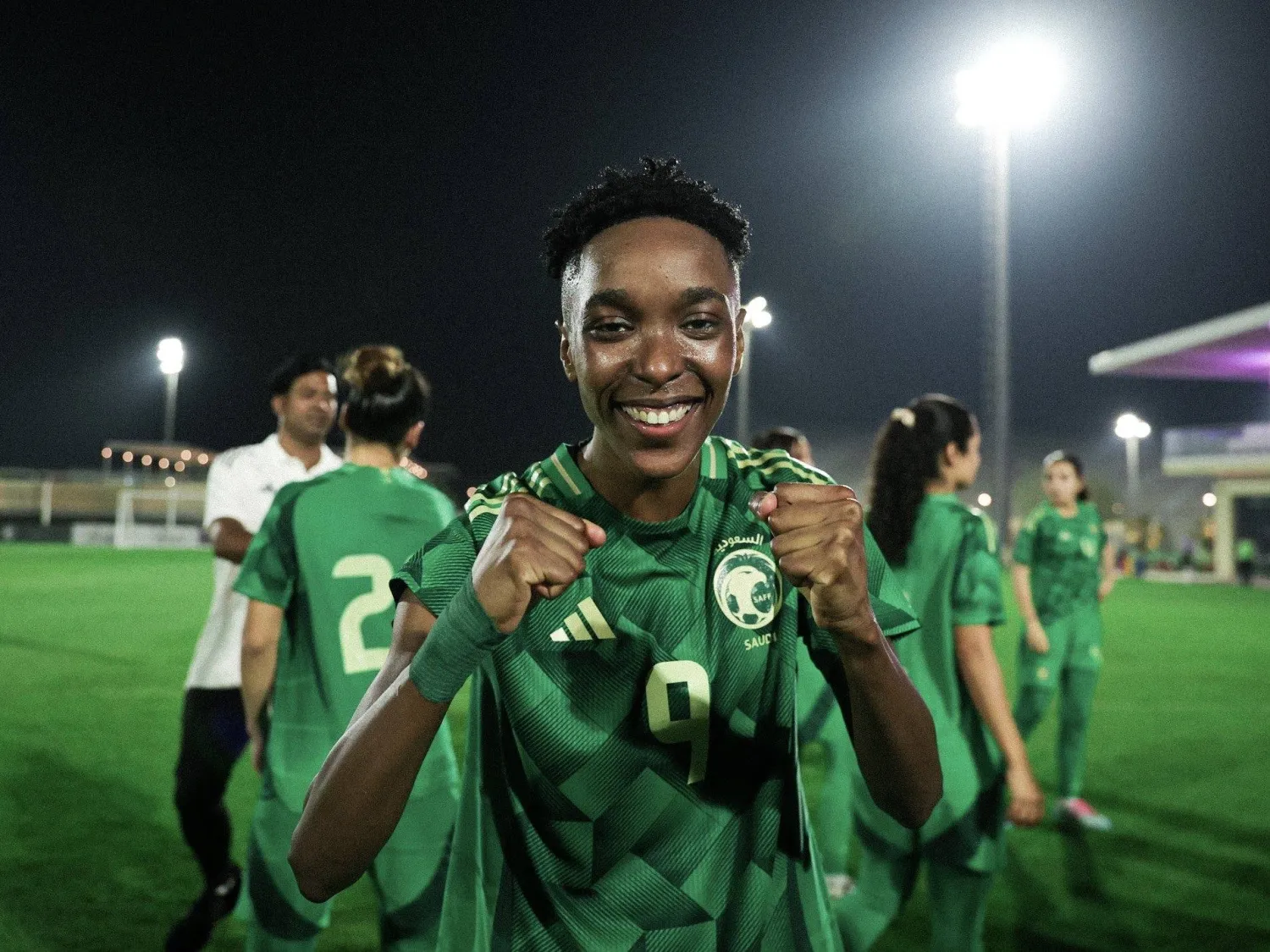 البندري مبارك سجلت هدف الفوز (الشرق الأوسط)