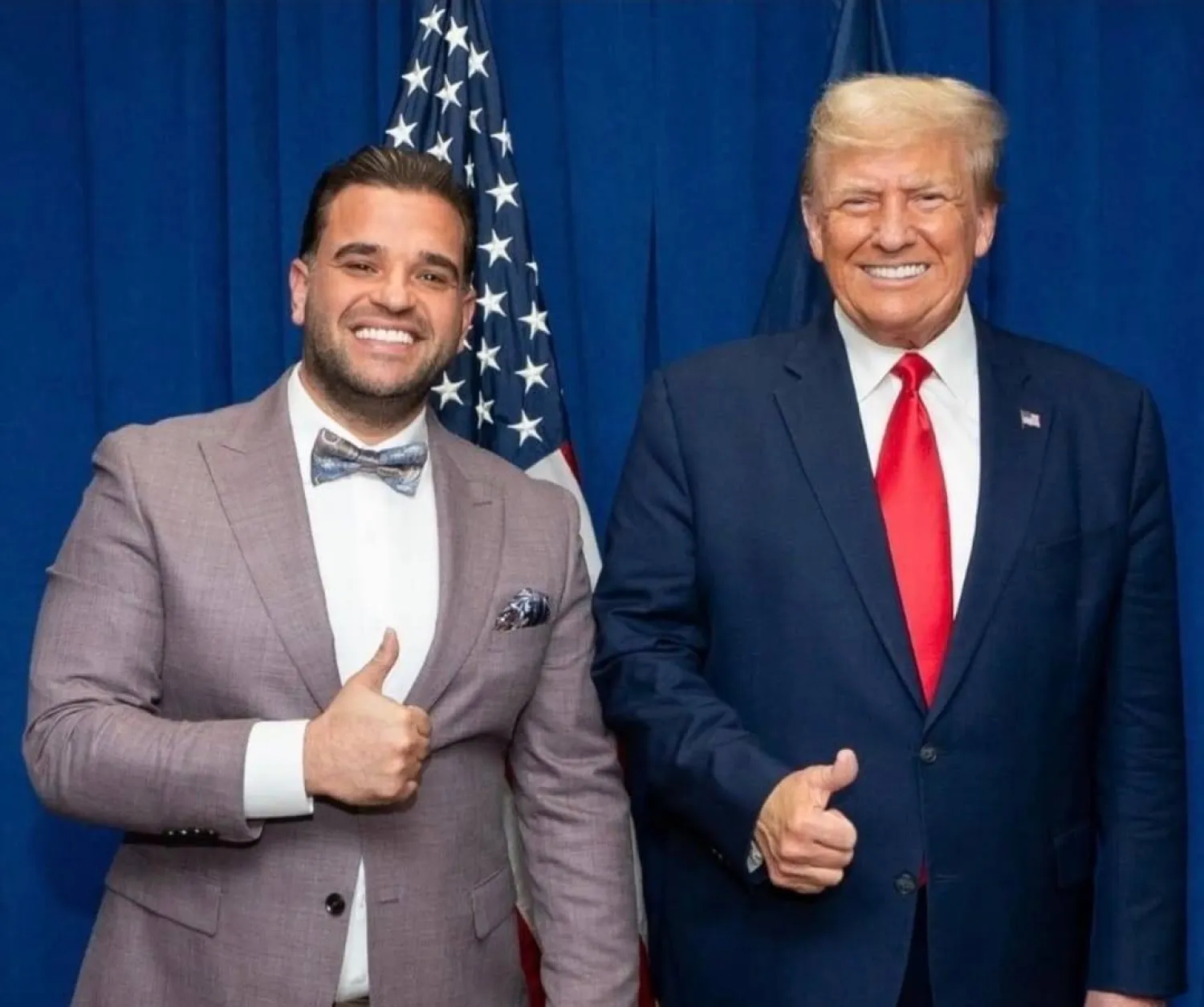  US President Donald Trump with Mark Savaya, newly appointed special envoy to Iraq. (Instagram) 