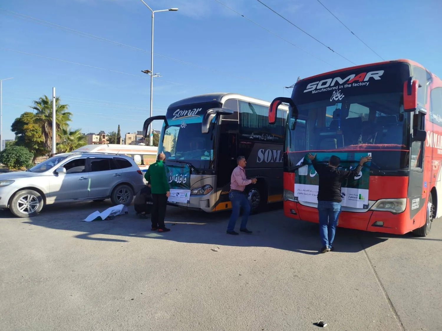 Media reports said arrangements are underway for more evacuations in the future. (Stability Support Unit)