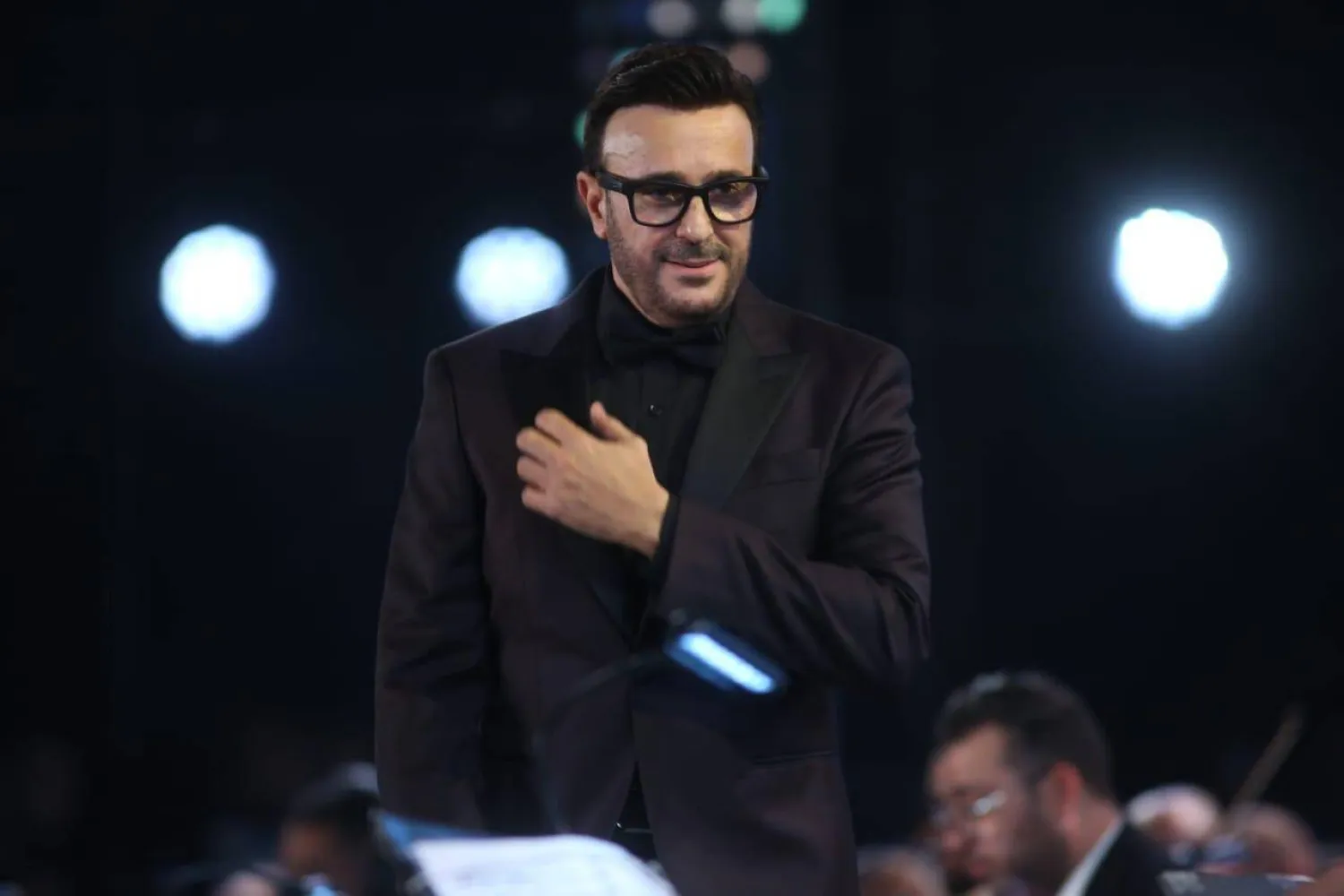 الفنان التونسي صابر الرباعي في حفل ختام الموسيقى العربية (دار الأوبرا المصرية)
