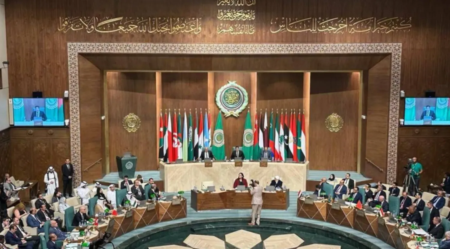 A previous meeting of the Arab League (Asharq Al-Awsat)
