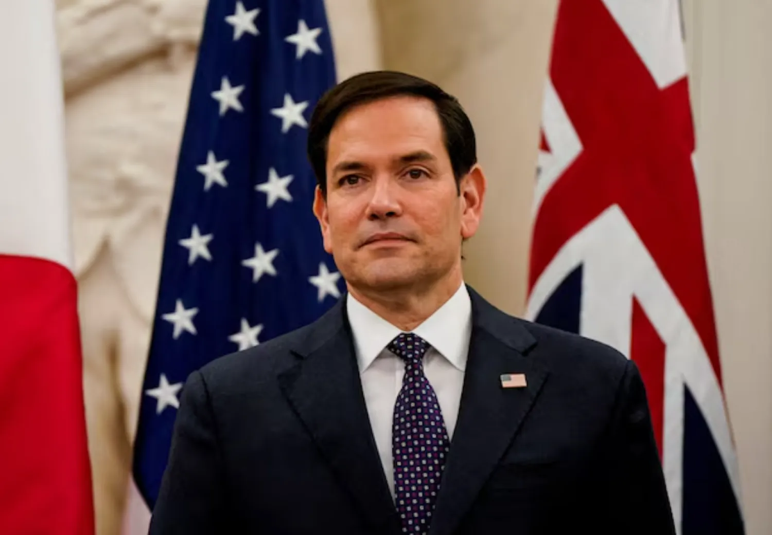 US Secretary of State Marco Rubio looks on as he meets with Indian External Affairs Minister Dr. Subrahmanyam Jaishankar, Australian Foreign Minister Penny Wong, and Japanese Foreign Minister Iwaya Takeshi at the State Department in Washington, January 21, 2025. REUTERS/Elizabeth Frantz/File Photo