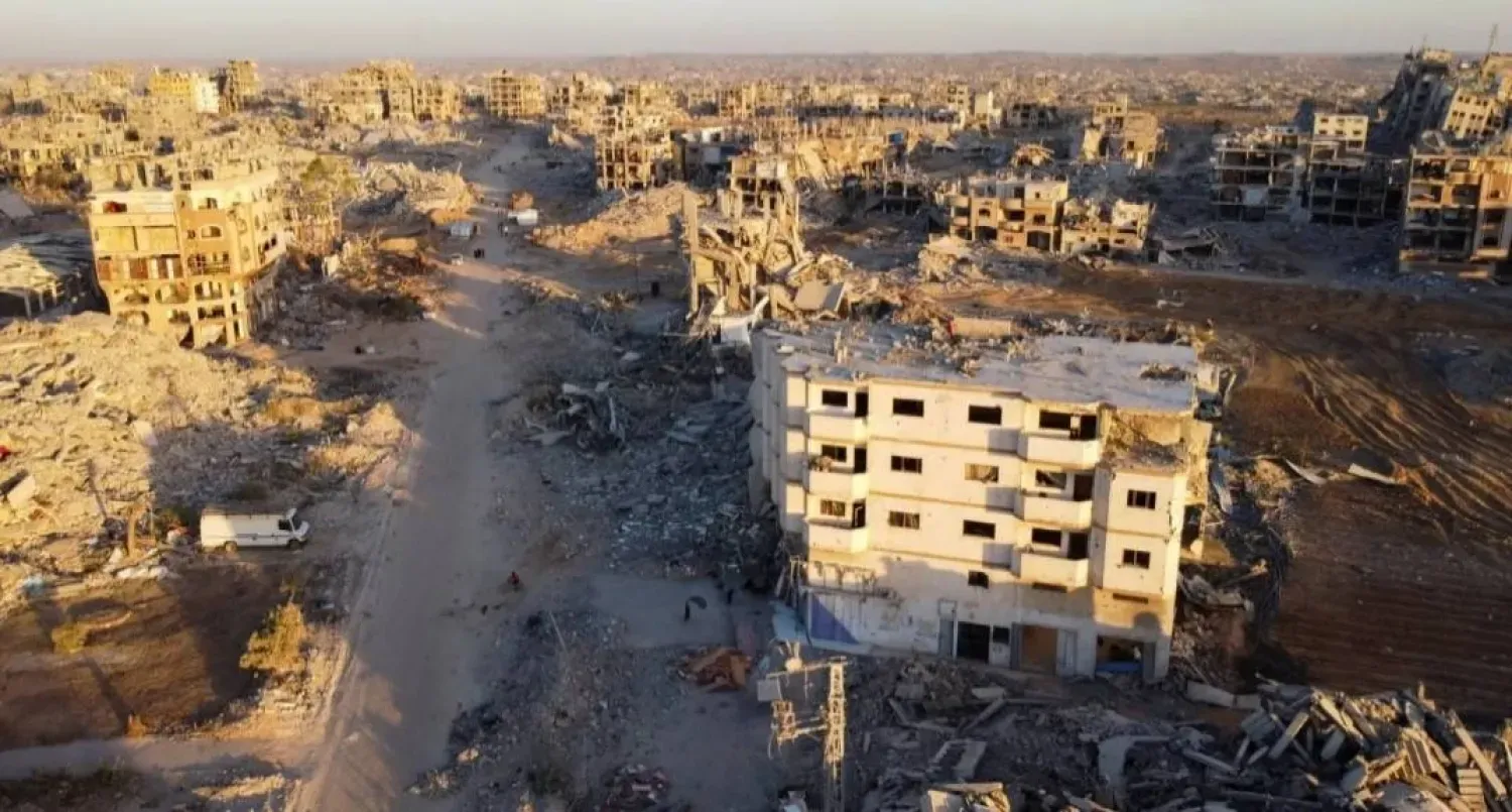 Gazze Şeridi'nde yıkılan binalar (Reuters)