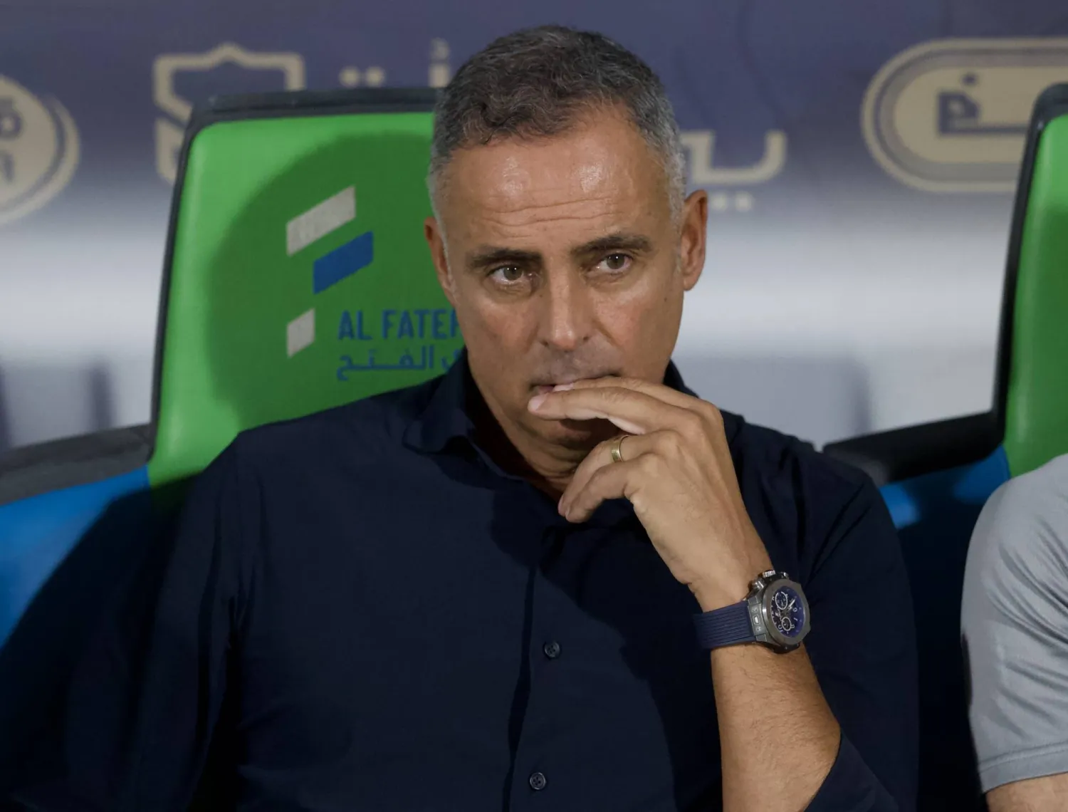 البرتغالي جوزيه غوميز مدرب فريق الفتح (تصوير: نايف العتيبي)