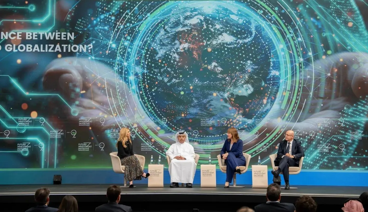 جانب من جلسة وزراء المالية في مؤتمر مبادرة مستقبل الاستثمار (الشرق الأوسط)