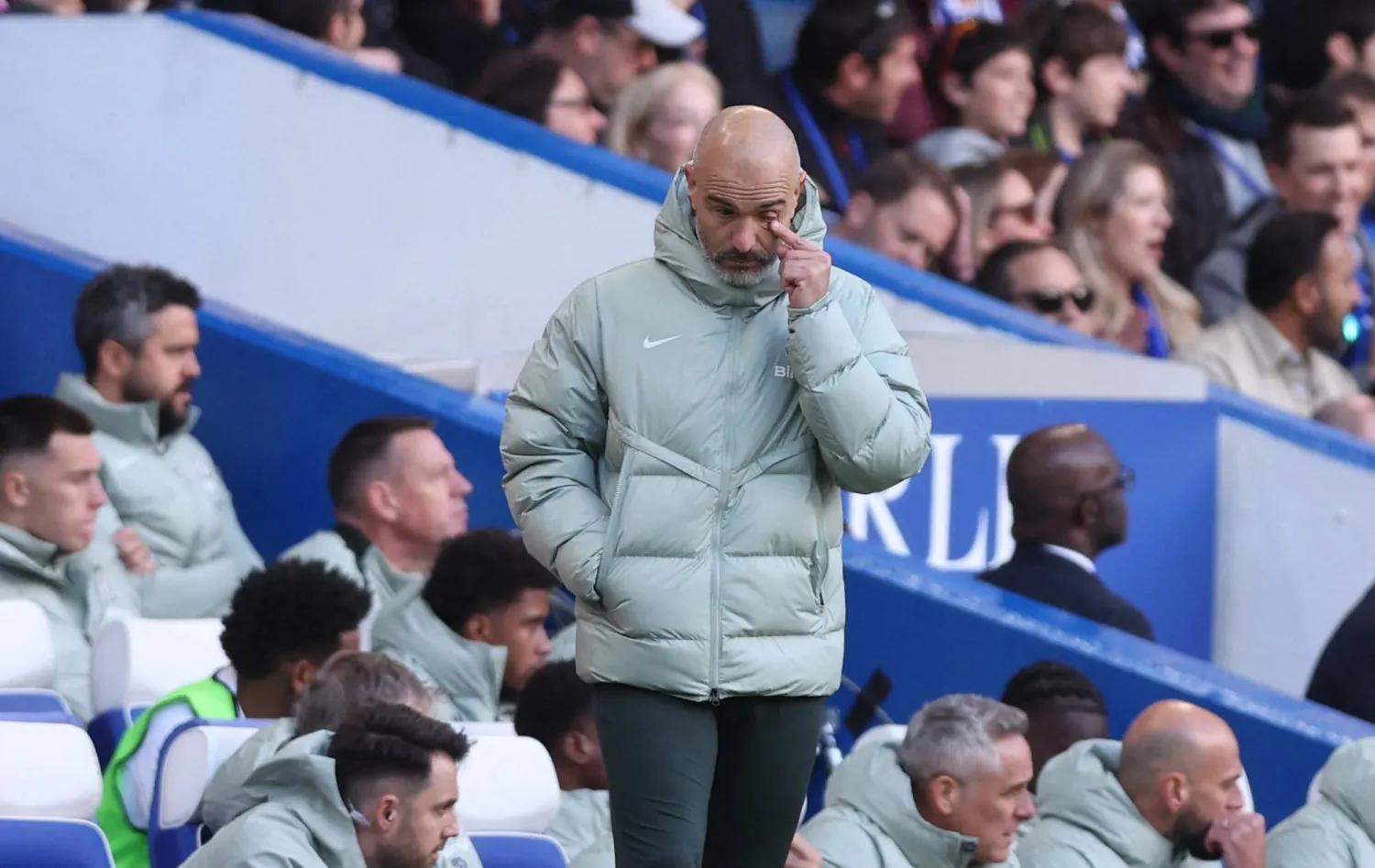 إنزو ماريسكا مدرب نادي تشيلسي الإنجليزي (رويترز)