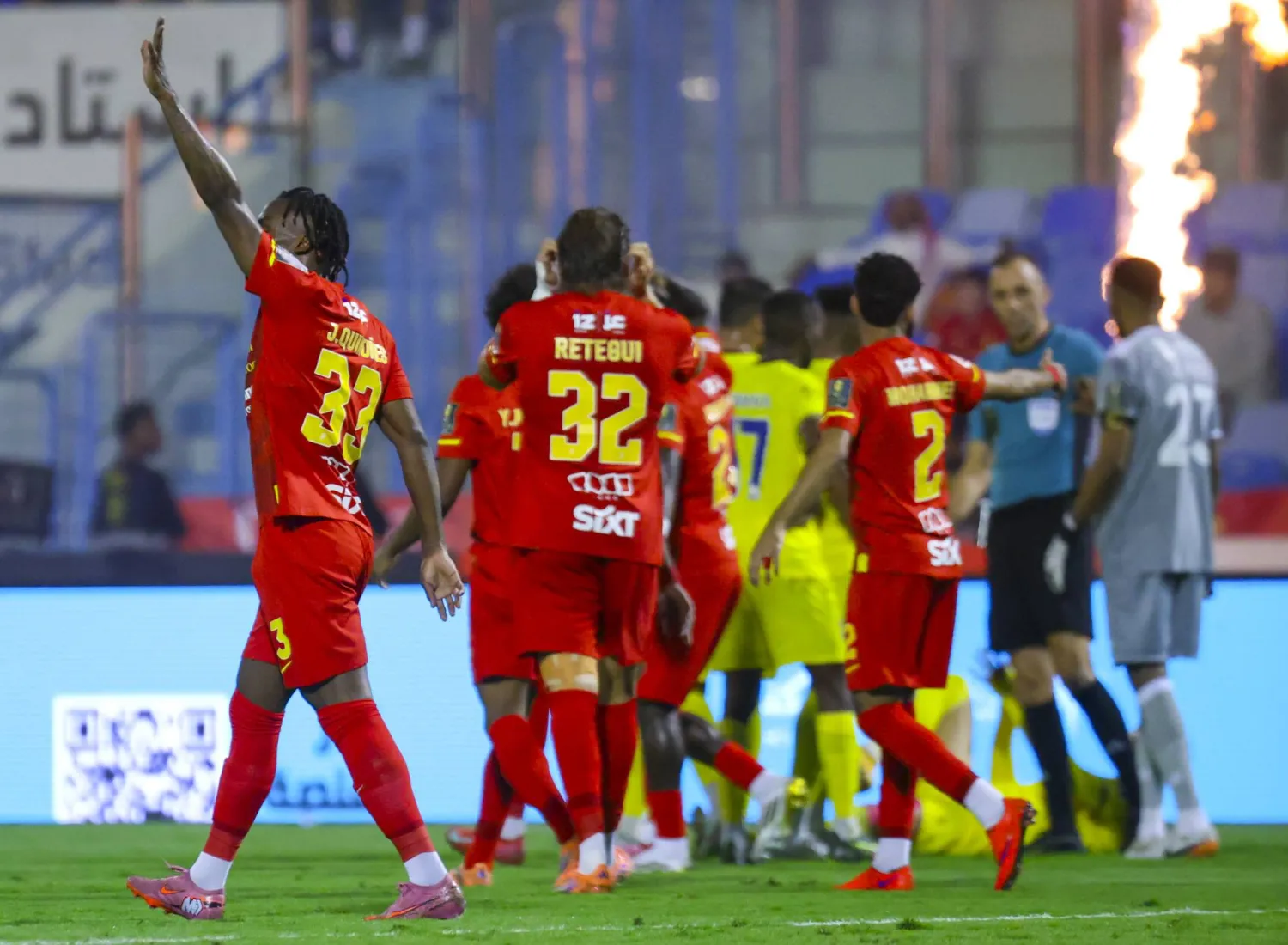 القادسية نجح في خطف بطاقة التأهل للدور المقبل (تصوير: سعد الدوسري) 