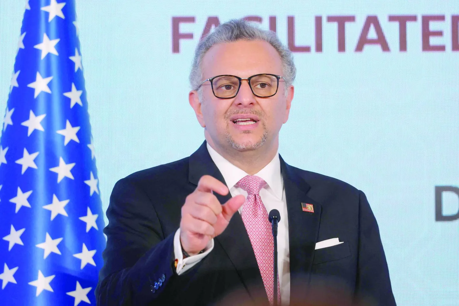 مسعد بولس، مشاور ارشد رئیسجمهوری آمریکا در امور خاورمیانه و آفریقا (آ.ف.ب)