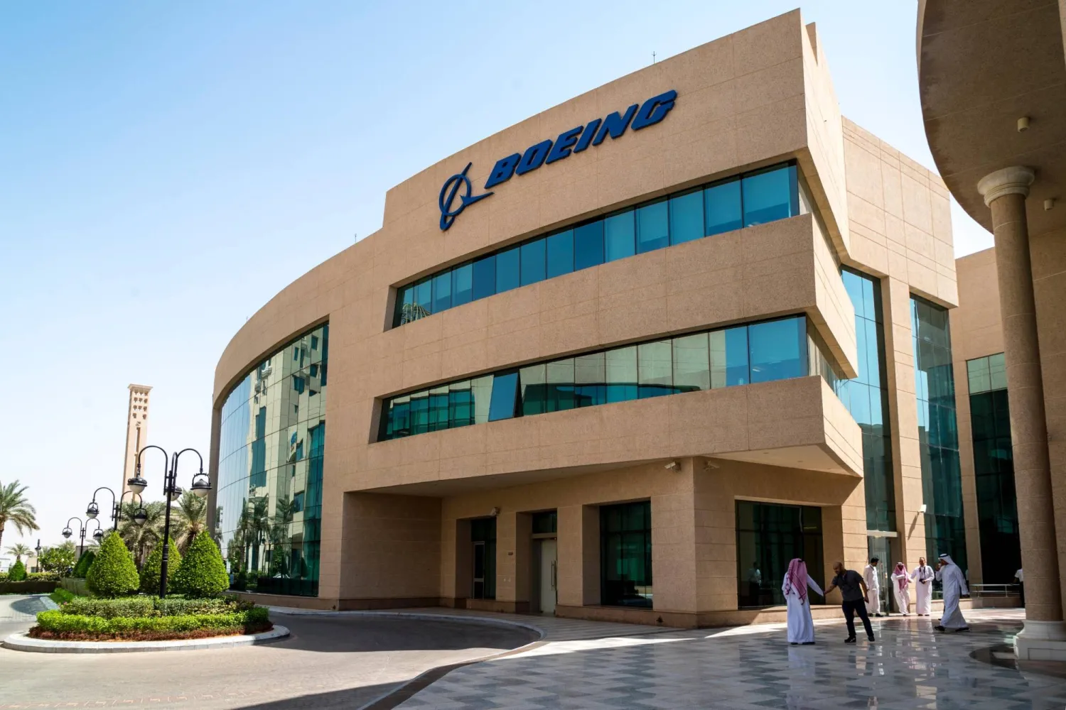 مقر شركة «بوينغ» في العاصمة السعودية الرياض (الشرق الأوسط)