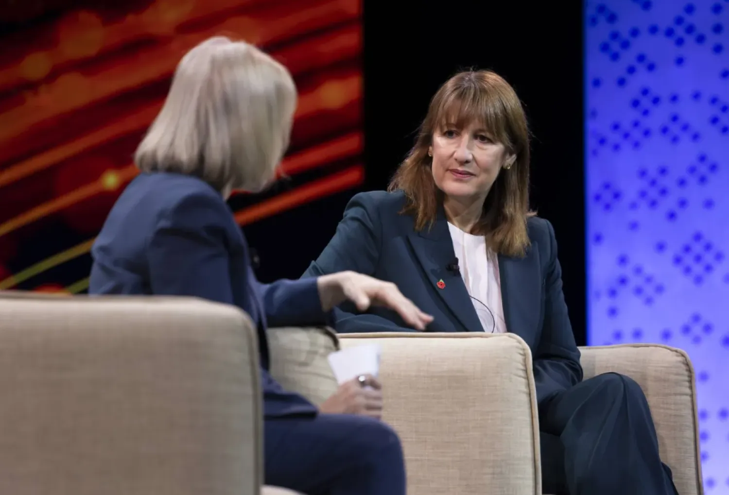 Reeves speaks during the Future Investment Initiative Conference in Riyadh (Asharq Al-Awsat)